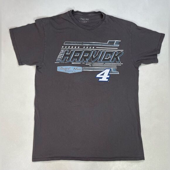 Stewart Haas Racing NASCAR Kevin Harvick 4 Graphic T-shirt Women Medium Gray - Picture 3 of 6